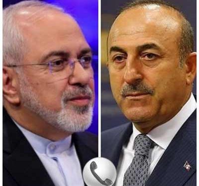 تماس تلفنی ظریف و مولود چاووش اوغلو: از ایران عذرخواهی می کنیم