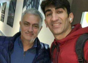 بیرانوند و مورینیو در یک قاب