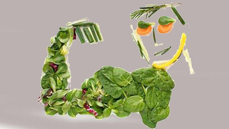 سبزیجاتی که برگ سبز دارن باعث افزایش قدرت عضلانی میشن