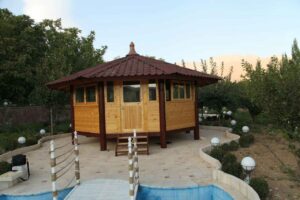 طراحی و ساخت پرگولا و انواع آلاچیق چوبی