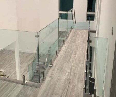 فروش و قیمت درب استیل – نرده شیشه ای – پله گرد