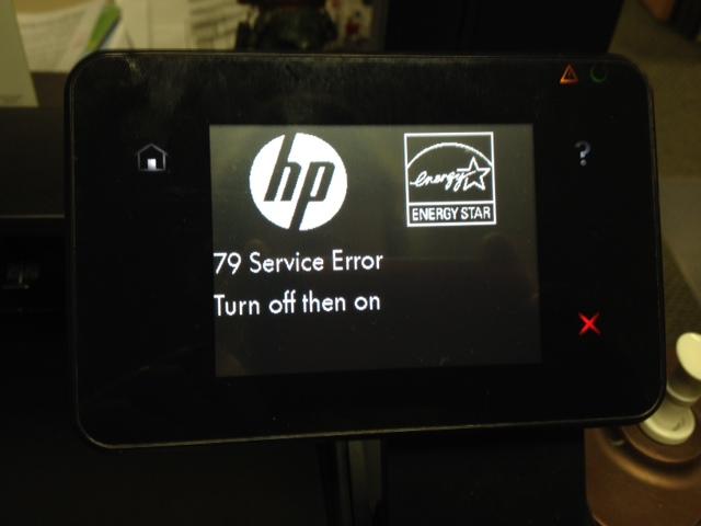 رفع کد خطای پرینتر HP
