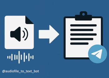 ربات تلگرام تبدیل فایل صوتی به متن فارسی رایگان