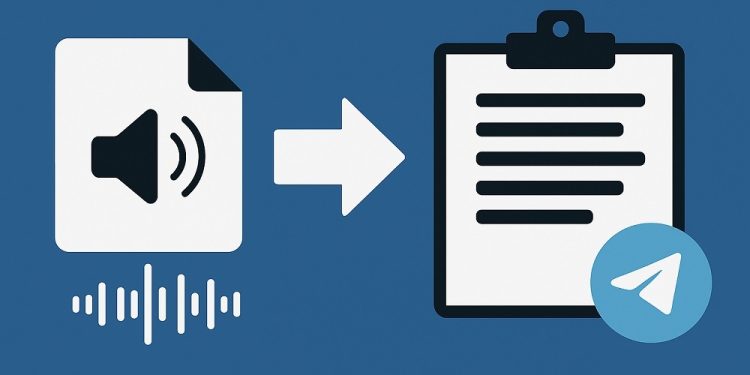 ربات تلگرام تبدیل فایل صوتی به متن فارسی رایگان