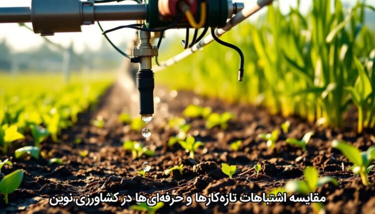 مقایسه اشتباهات تازه‌کارها و حرفه‌ای‌ها در کشاورزی نوین