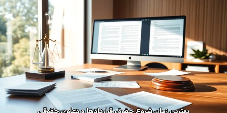 بهترین زمان شروع حقوق، قراردادها و دعاوی حقوقی