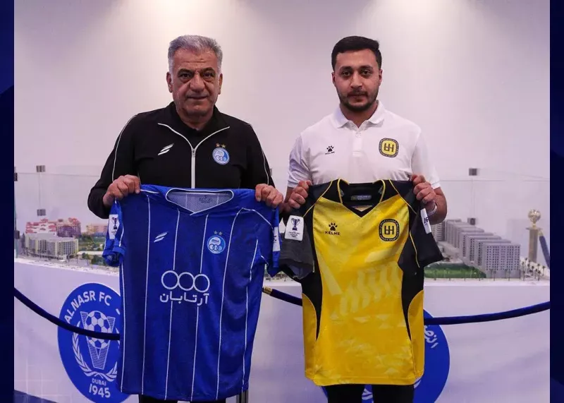 رونمایی رسمی از پیراهن استقلال پیش از بازی با تیم اردنی رونمایی رسمی از پیراهن استقلال پیش از بازی با تیم اردنی