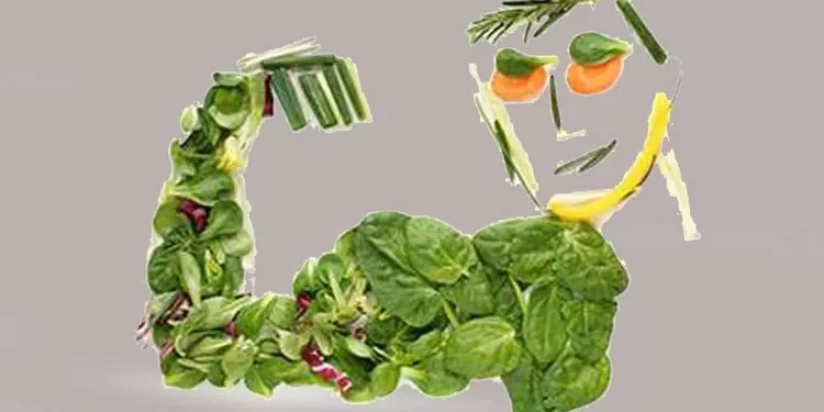 سبزیجاتی که برگ سبز دارن باعث افزایش قدرت عضلانی میشن